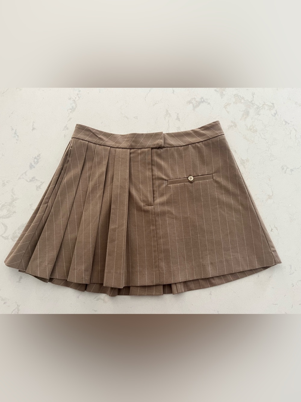 Asymmetrical mini skirt ZARA 🤎